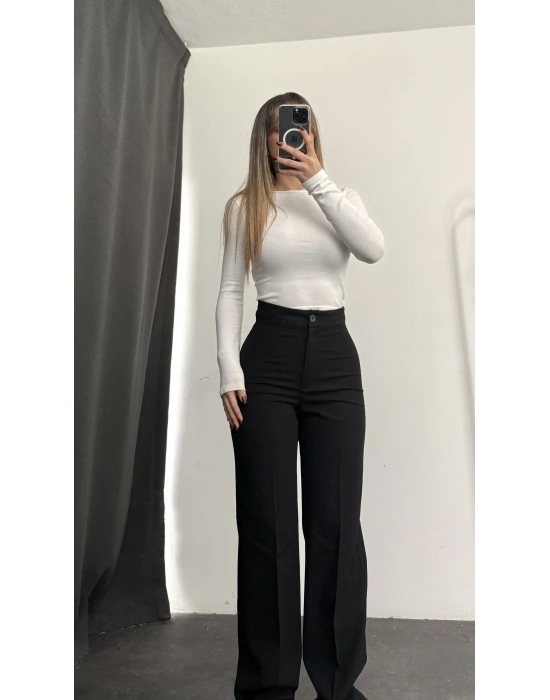 Ace Palazzo Pantolon - Siyah