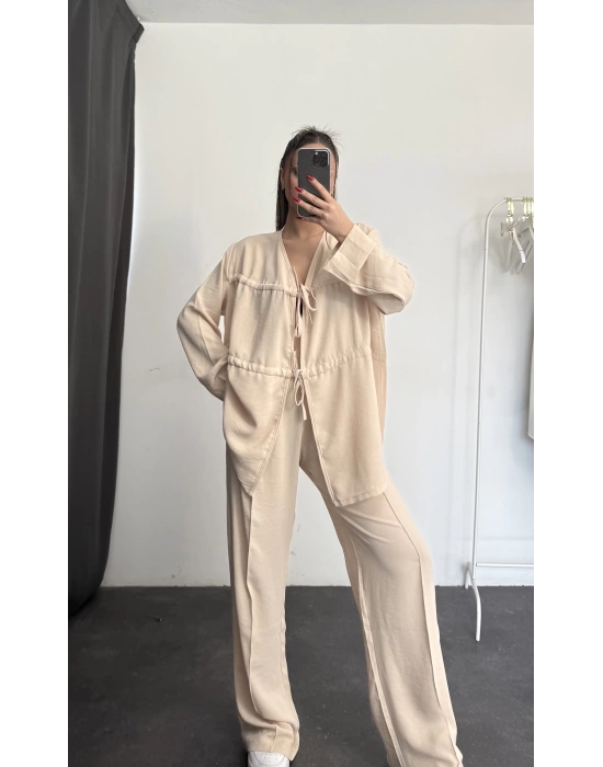 Alfie Oversize Takım - Bej