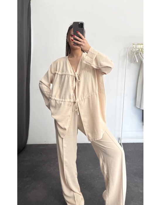 Alfie Oversize Takım - Bej