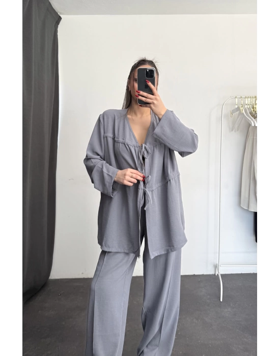 Alfie Oversize Takım - Gri