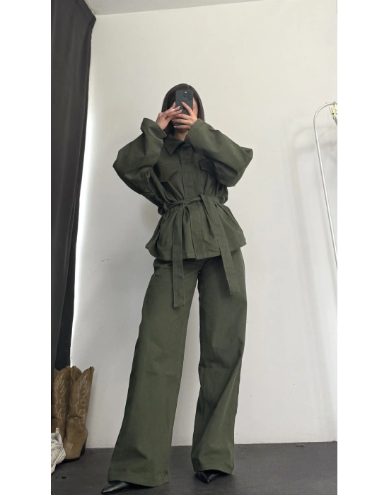 Alwin Kuşaklı Takım - Haki