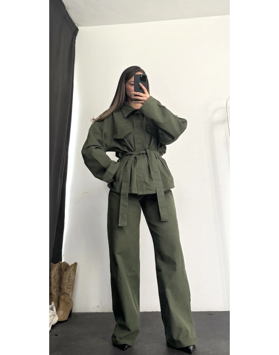 Alwin Kuşaklı Takım - Haki