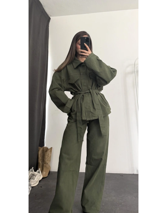 Alwin Kuşaklı Takım - Haki