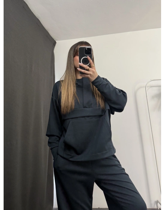 Aria Kangru Cep Takım - Petrol