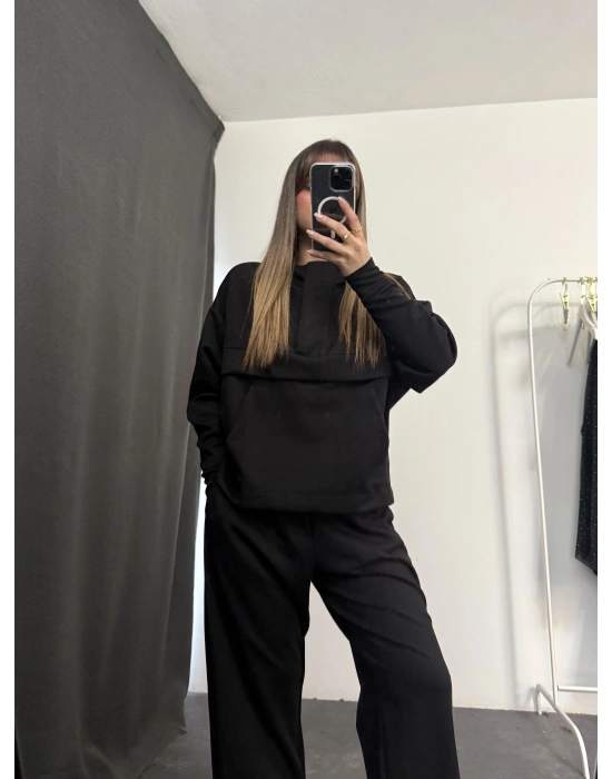 Aria Kangru Cep Takım - Siyah