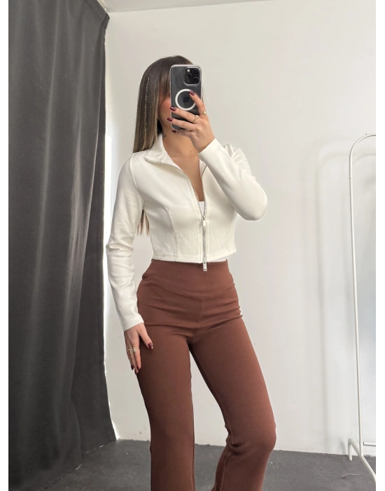 Athena Tayt Pantolon - Kahve