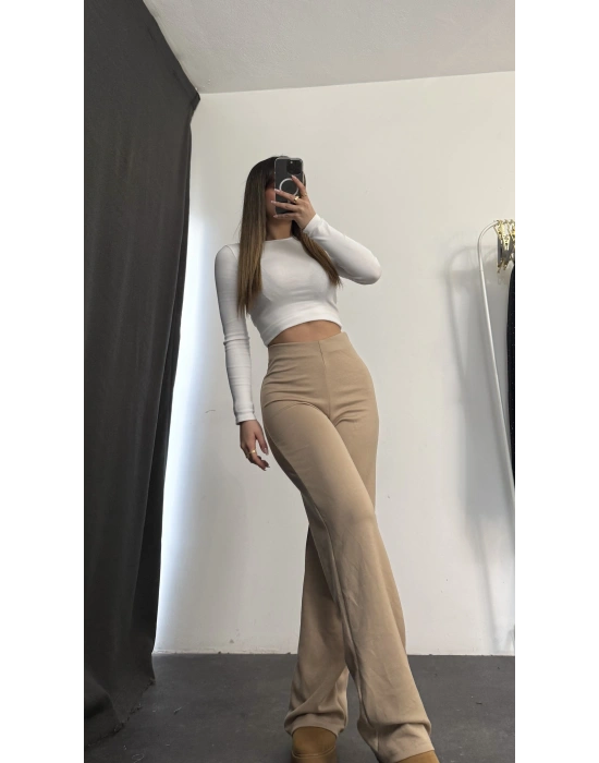 Ava İspanyol Pantolon - Bej
