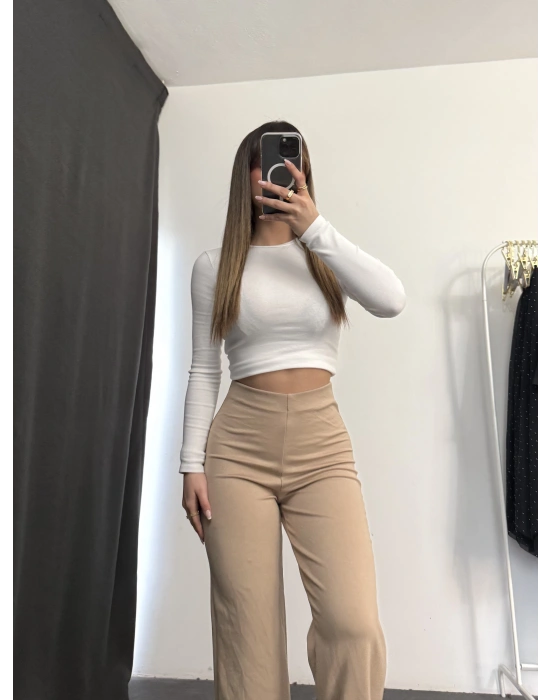 Ava İspanyol Pantolon - Bej