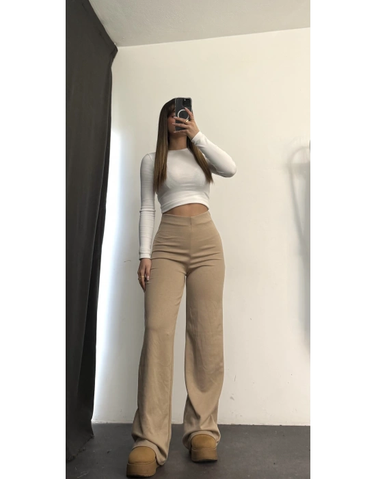 Ava İspanyol Pantolon - Bej