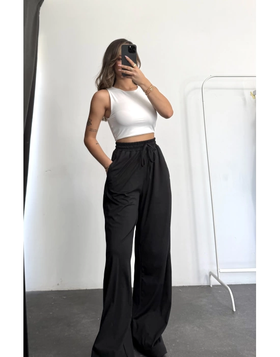 Ayla Modal Pantolon - Siyah