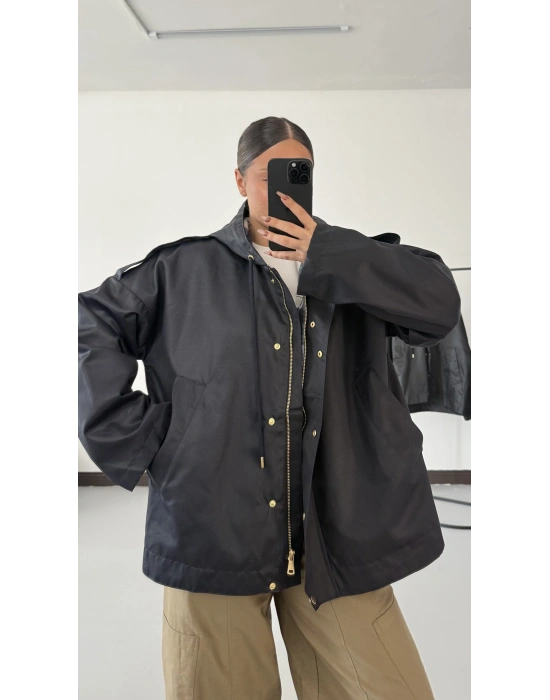 Barbour Kapişonlu Ceket - Lacivert