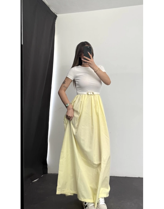 Belinda Maxi Elbise - Sarı