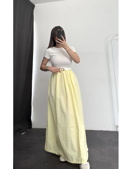 Belinda Maxi Elbise - Sarı