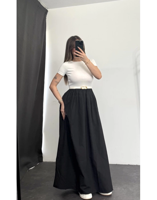 Belinda Maxi Elbise - Siyah