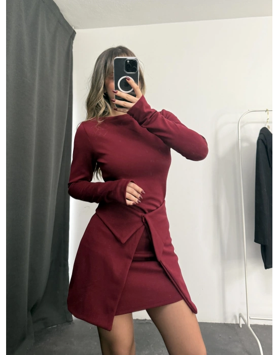 Bonita Tasarım Elbise - Bordo