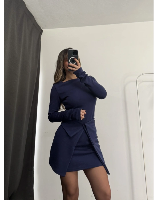 Bonita Tasarım Elbise - Lacivert