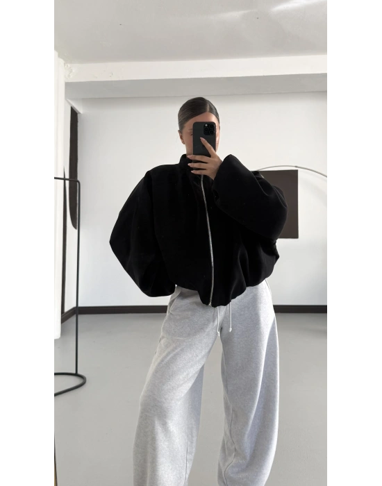 Bonne Oversize Ceket - Siyah