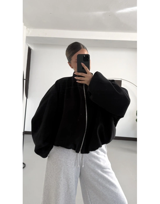 Bonne Oversize Ceket - Siyah