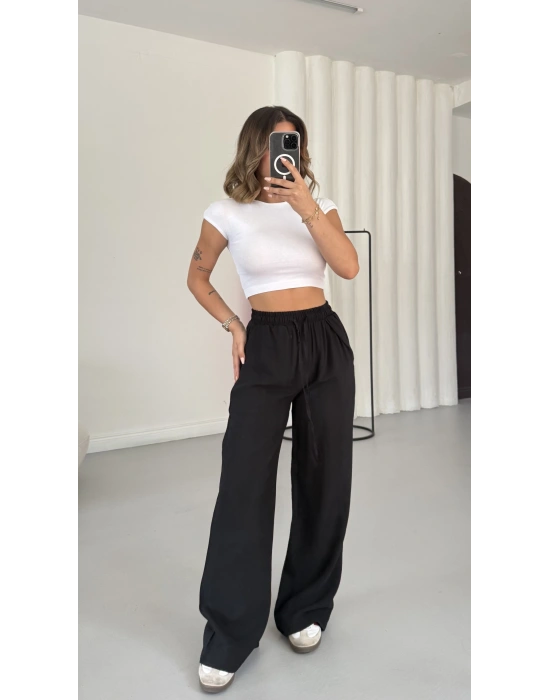 Britney Keten Pantolon - Siyah