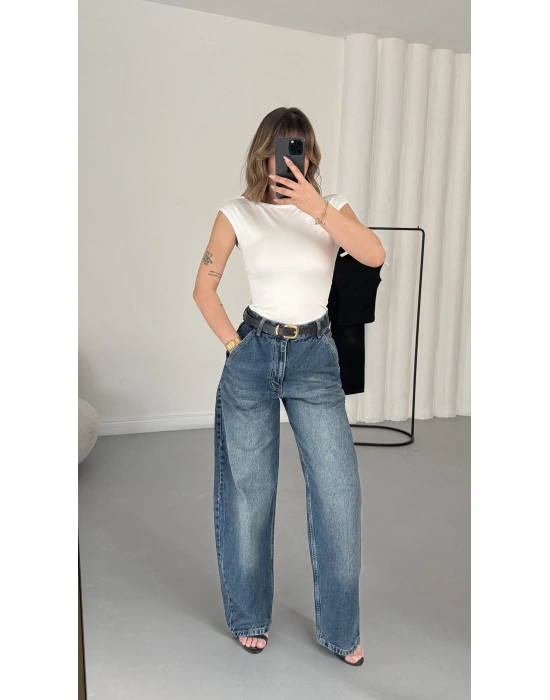 Buffy Boyfriend Jean - Koyu Kot