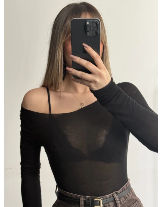 Camila Salaş Bluz - Siyah