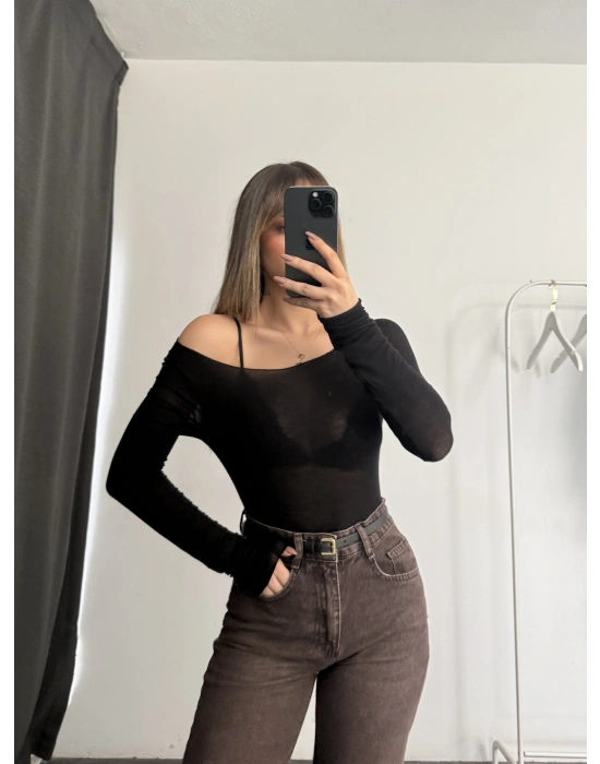 Camila Salaş Bluz - Siyah