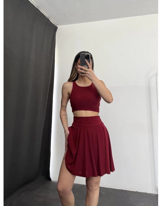 Candy Takım - Bordo