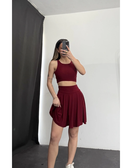 Candy Takım - Bordo