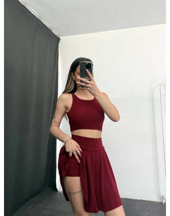 Candy Takım - Bordo