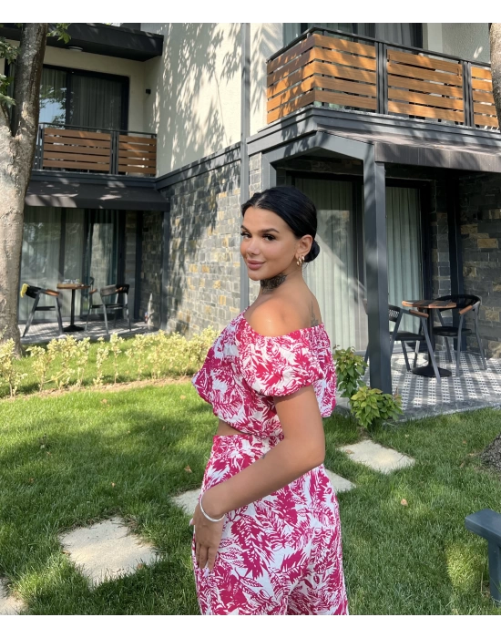 Carmen Yaka Takım - Pembe