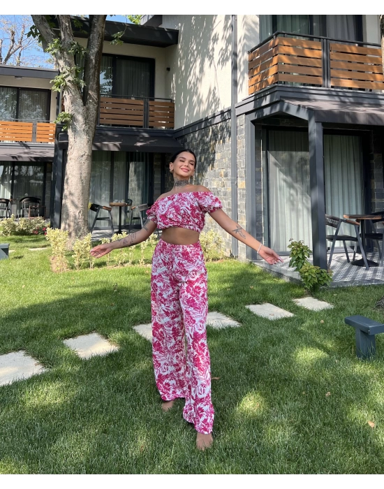 Carmen Yaka Takım - Pembe
