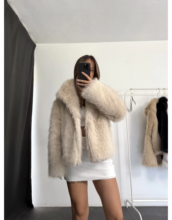 Celin Peluş Kürk - Taş