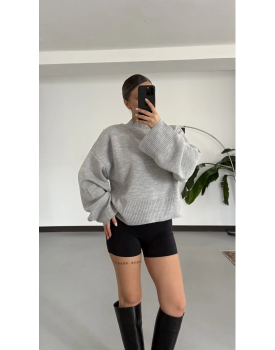 Chris Basic Triko Kazak - Gri