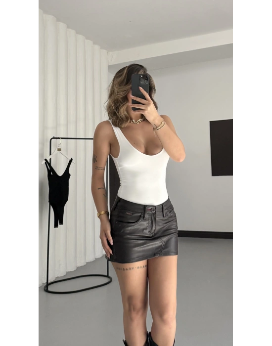 Clomy Bodysuit - Beyaz