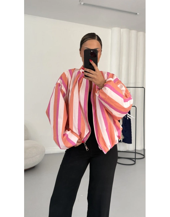 Colorfully Bomber Ceket