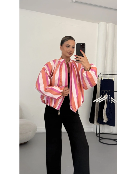 Colorfully Bomber Ceket