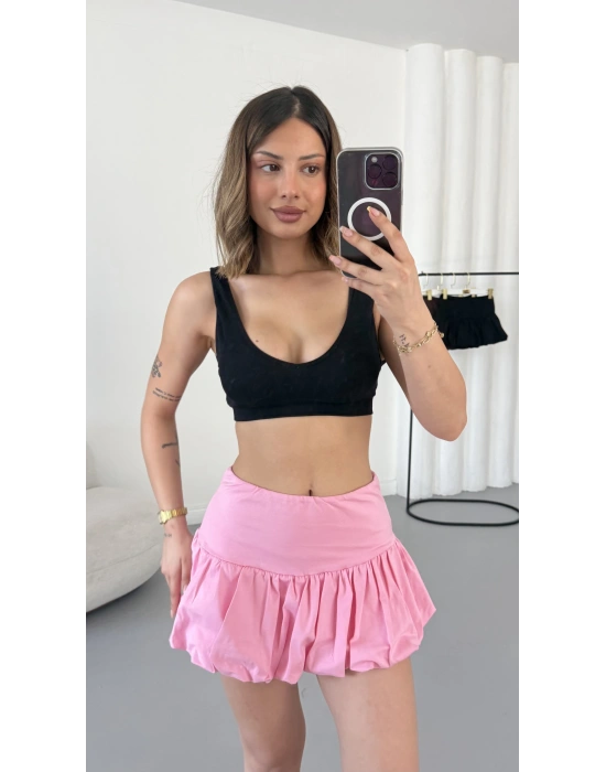 Cora Balon Etek - Pembe