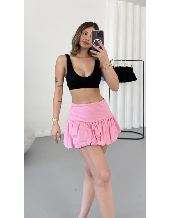 Cora Balon Etek - Pembe
