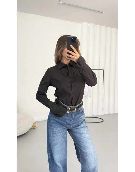 Daisy Casual Gömlek - Siyah
