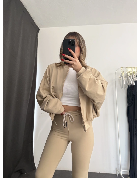 Darcy İspanyol Eşofman Takımı - Bej