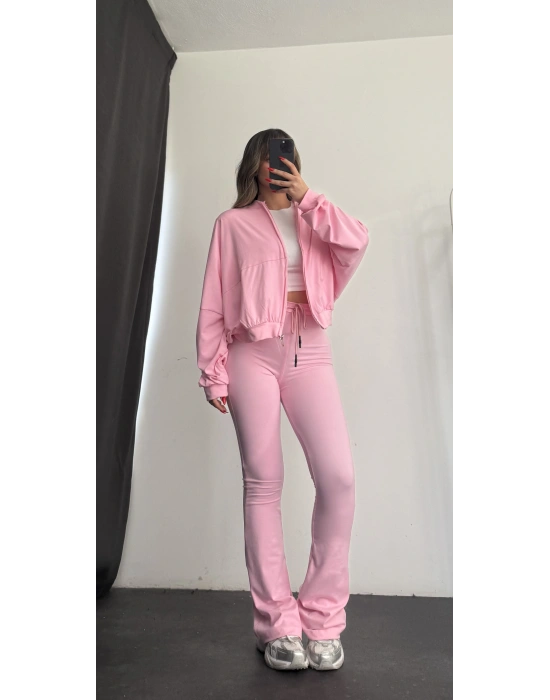 Darcy İspanyol Eşofman Takımı - Pembe