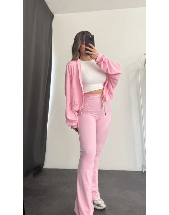 Darcy İspanyol Eşofman Takımı - Pembe