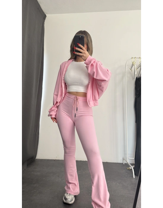 Darcy İspanyol Eşofman Takımı - Pembe