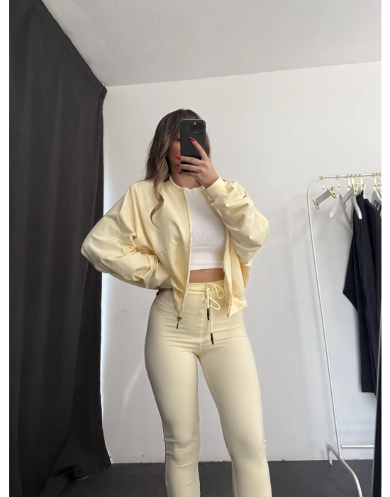 Darcy İspanyol Eşofman Takımı - Sarı