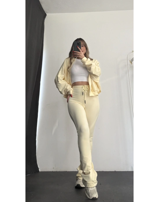 Darcy İspanyol Eşofman Takımı - Sarı