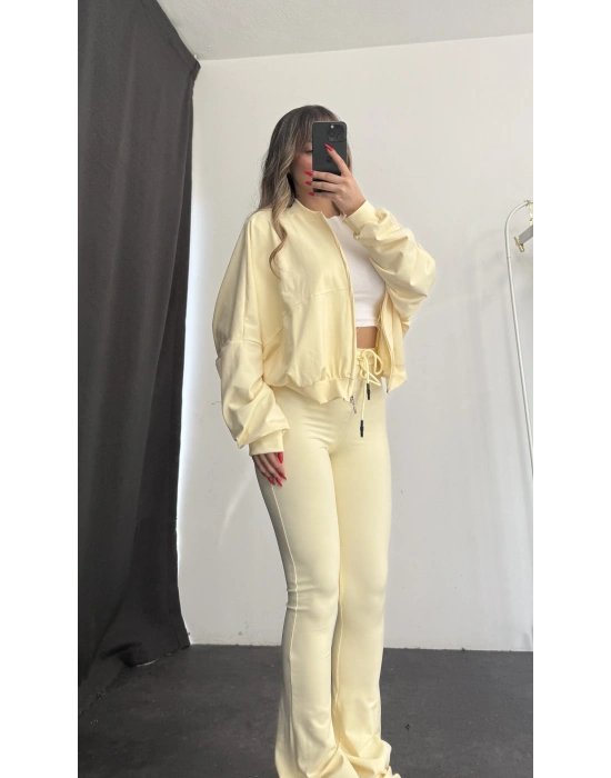 Darcy İspanyol Eşofman Takımı - Sarı