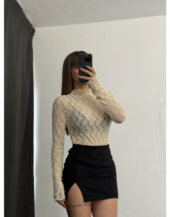 Diana Dantel Bluz - Bej