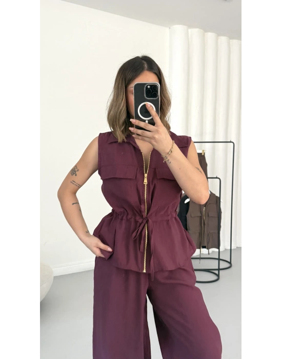 Dora Yelekli Takım - Bordo
