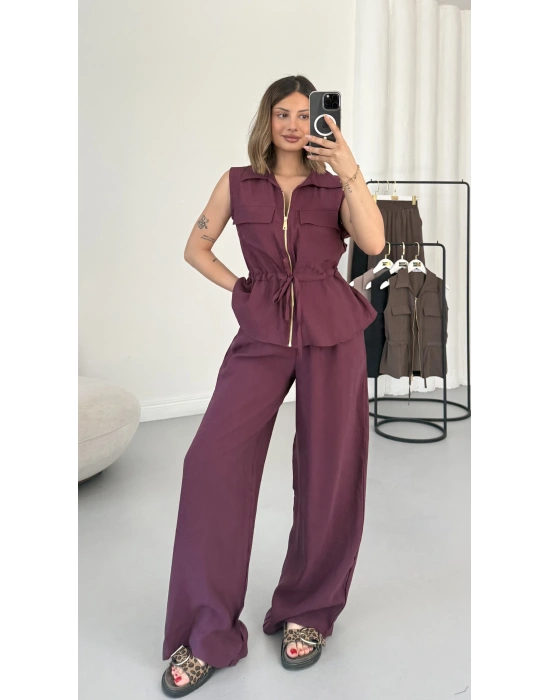 Dora Yelekli Takım - Bordo