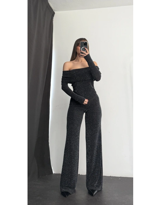 Elenor Simli Madonna Takım - Siyah